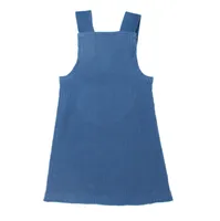 Organic Ribbed Tank Dress Sky