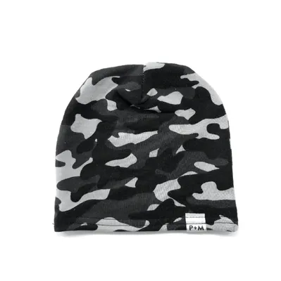 THE BLACK CAMO BEANIE