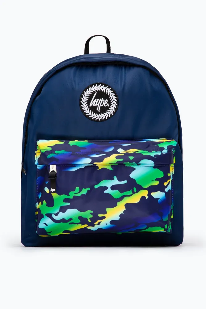 NAVY WITH CAMO GRADIENTS BACKPACK