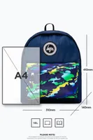 NAVY WITH CAMO GRADIENTS BACKPACK