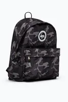 BLACK & GREY MONO CAMO BACKPACK