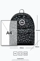 GREY LEOPARD BACKPACK