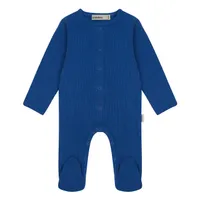 Cobalt Blue Rib Footsie