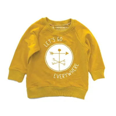 The Let's Go Everywhere Raglan (Multiple Colors)