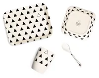 BAMBOO FIBER TABLEWARE 4 PIECE GIFT SET - DESIGNS