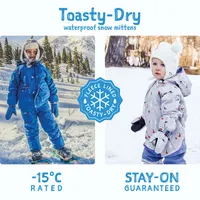 Toasty-Dry Waterproof Mitten | Mint Star