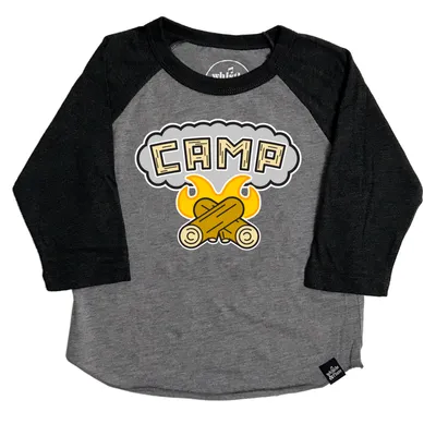 CAMP FIRE BASEBALL T-SHIRT