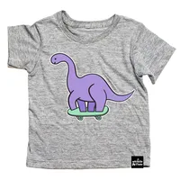 Kawaii Skateboard Dinosaur T-Shirt