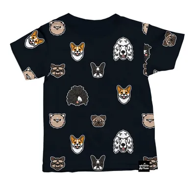 Kawaii Dogs Allover Print T-Shirt
