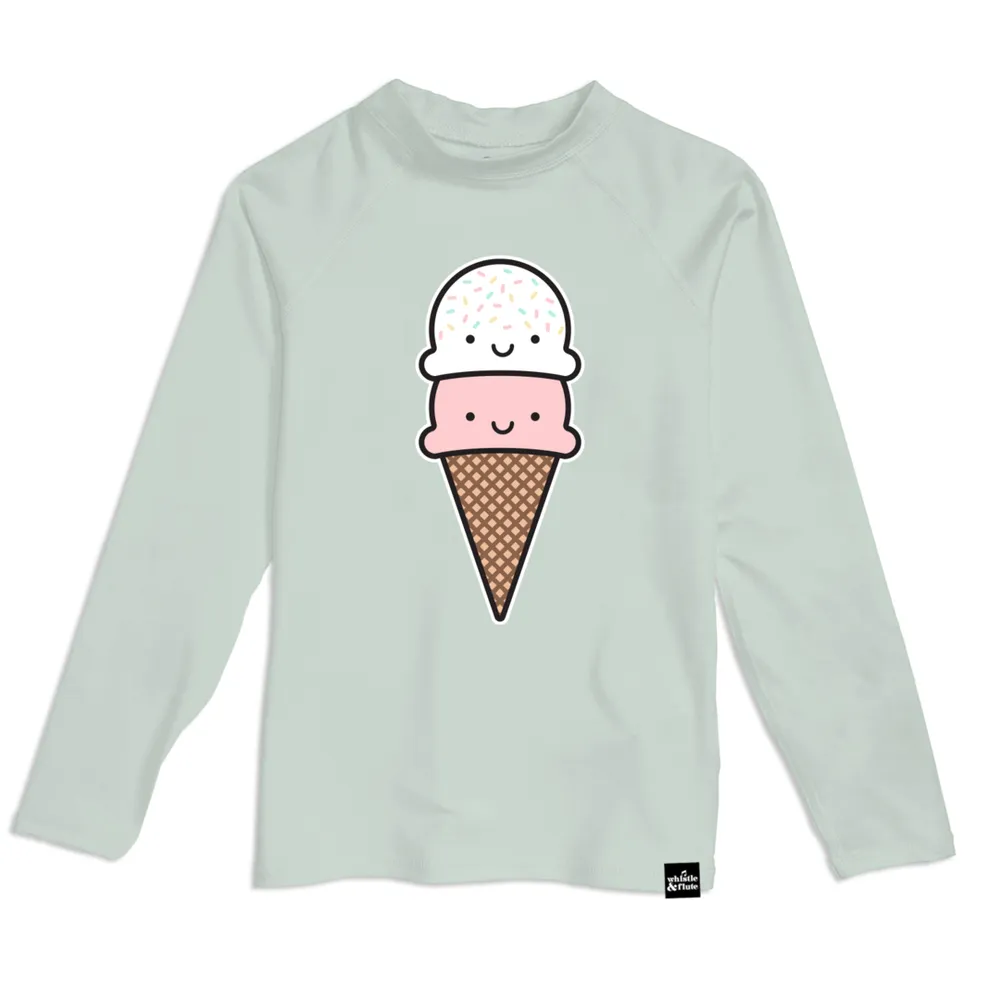 KAWAII ICE CREAM SPRINKLES RASHGUARD