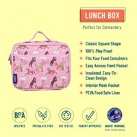 Horses in Pink Lunch Box