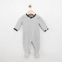 Solid Heather Grey Footie