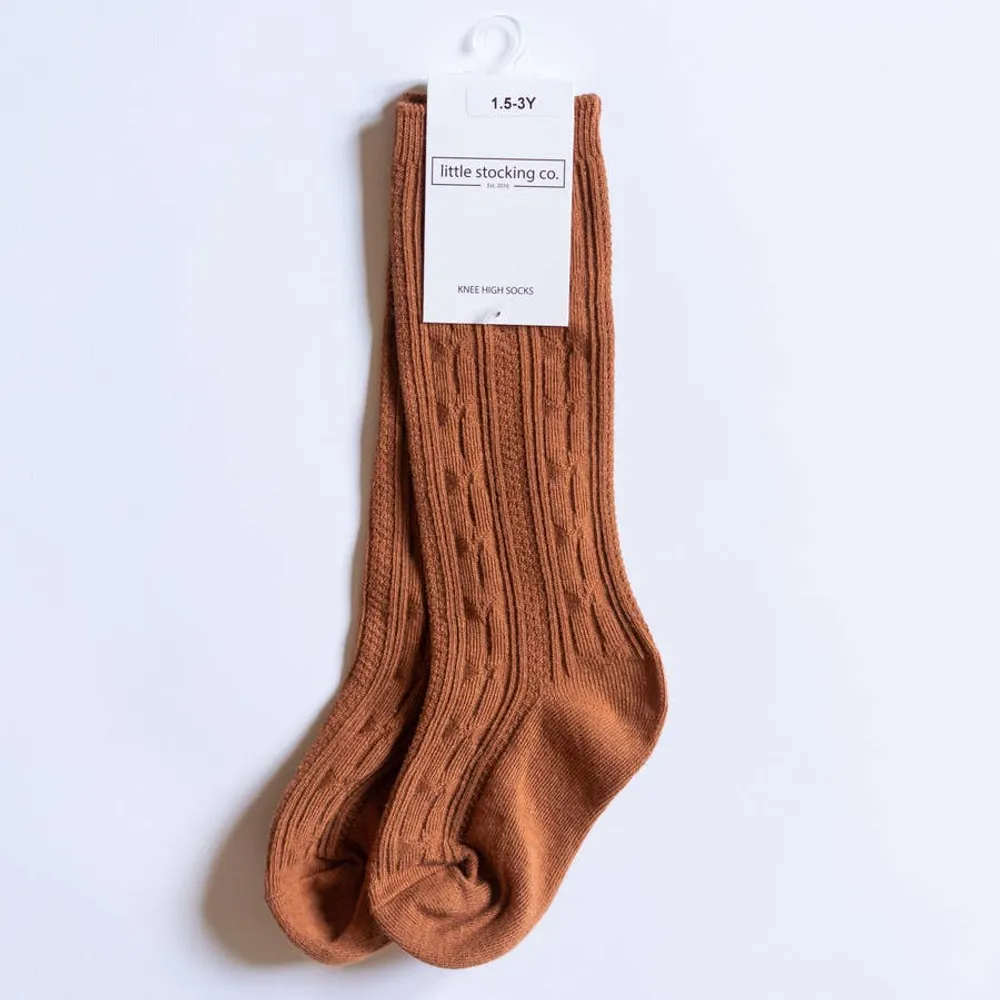 Sugar Almond Knee High Socks