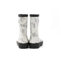 Rain Boots - Camo Print White/Light grey