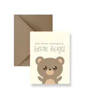 Feel Better, Sending You Bear Hugs Card