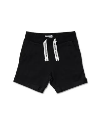 Bermuda Coast black knitted shorts