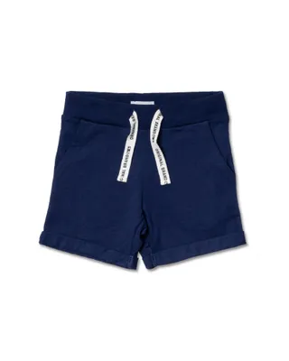 Bermuda Coast navy blue knitted shorts