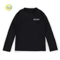 LONG SLEEVE RASHGUARD T-SHIRT - BLACK