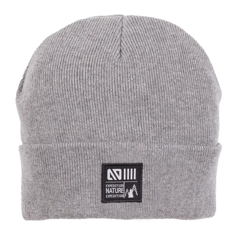 Gray Mix Knit Hat