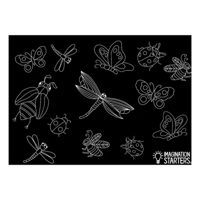 Chalkboard Butterfly Placemat