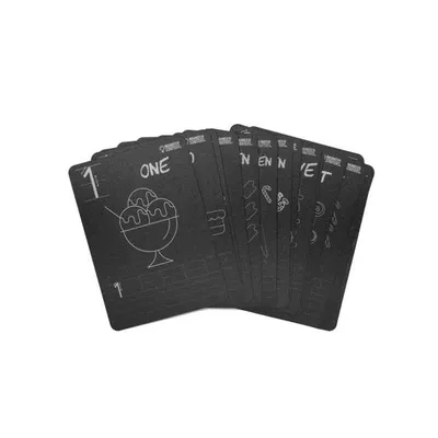 Number Chalkboard 5"x7" Cards (1-20)