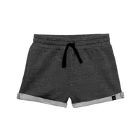 FRENCH TERRY SHORT CHARCOAL MIX, GIRL