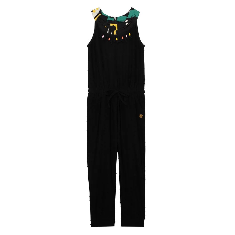 JUMPSUIT WITH FRINGE AND BEADS, GIRL