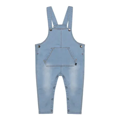 FRENCH TERRY DENIM OVERALL, BABY UNISEX &