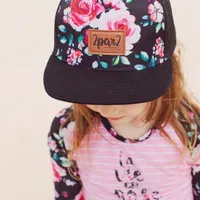 PRINTED CAP ROSE PRINT