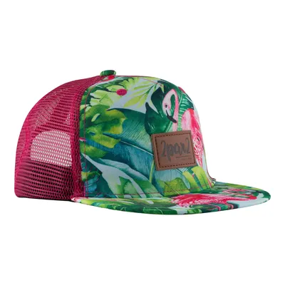 PRINTED CAP FLAMINGO PRINT