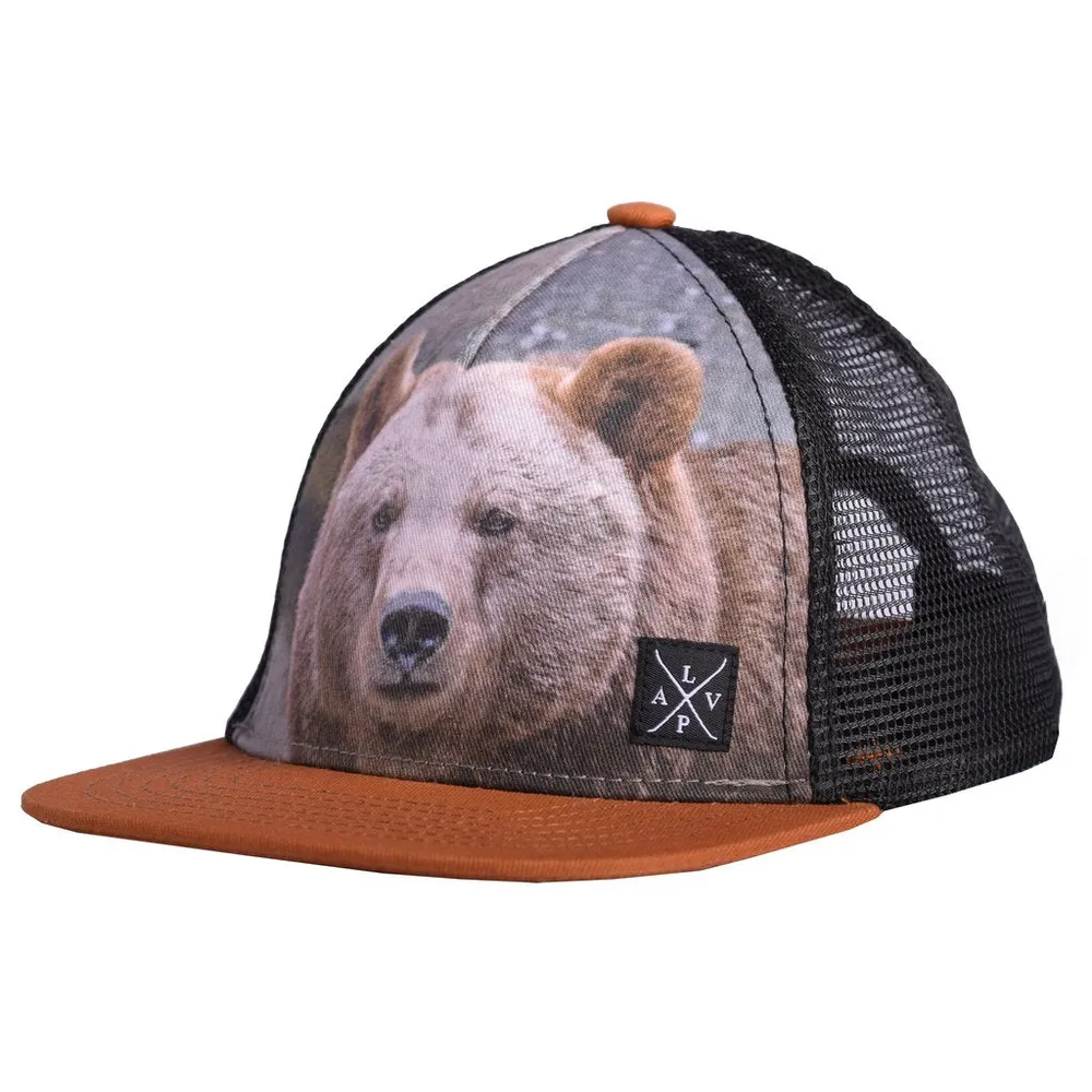 Mesh Cap - Fit Simplistic [Zoo Series] | Brown (Bear)