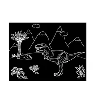 CHALKBOARD DINO/CONSTRUCTION TRAVEL MAT SET