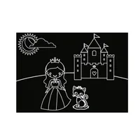 CHALKBOARD PRINCESS/ BUTTERFLY TRAVEL MAT SET