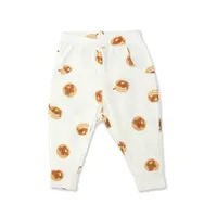 Organic Cotton Elastic Cuff Jogger (Sweet Stack Print)