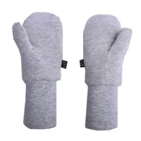 Cotton mitts lined Sherpa (Gray)
