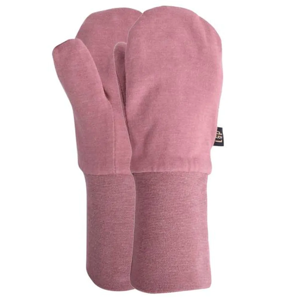 Cotton mitts lined Polar (Eggplant)