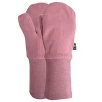 Cotton mitts lined Polar (Eggplant)