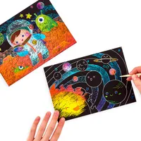 space explorer scratch and scribble scratch art kit