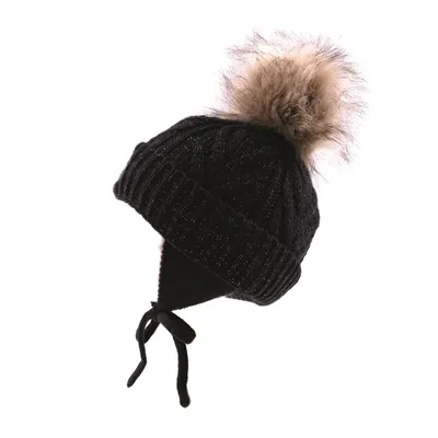 Knit Hat - Charcoal Sparkle