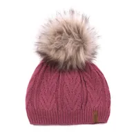 Knit Hat - Rosewood