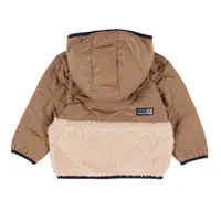 Beige Zip Hoodie