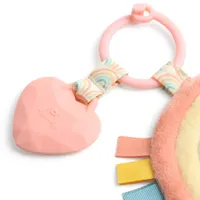 Itzy Pal™ Plush + Teether (Rainbow)