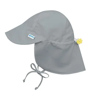 Flap Sun Protection Hat Gray