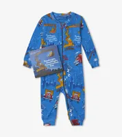 Good Night Construction Site Book and Infant Coverall