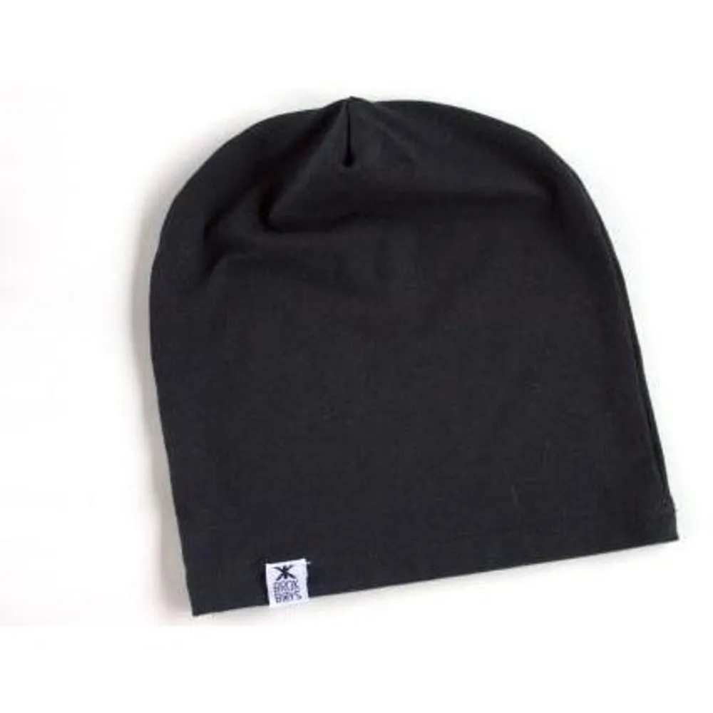 SIMPLE SLOUCHY HAT (BLACK)