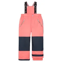 Printed Rainbow Two Piece Snowsuit Coral Pink And Navy Blue