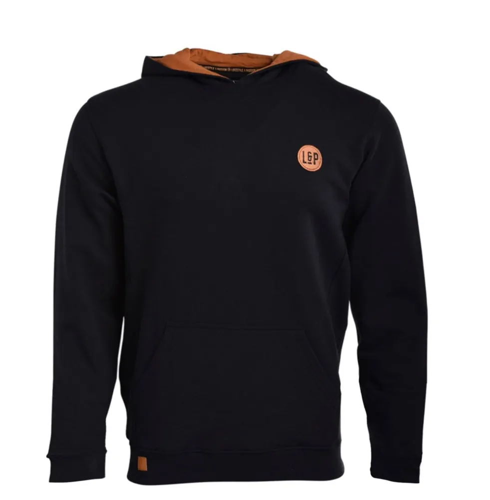 Hoodie (Japan 1.0) | Black & Caramel