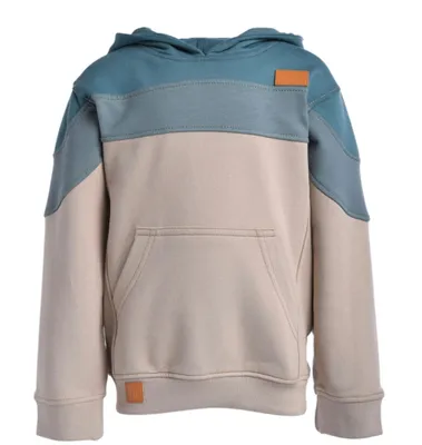 Hoodie (Tokyo 1.0) | Blue Jade, Boston Gray & Beige Cream