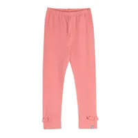 Leggings With Frill Pink Coral