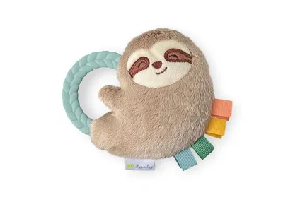 Sloth Ritzy Rattle Pal™ Plush Rattle Pal with Teether